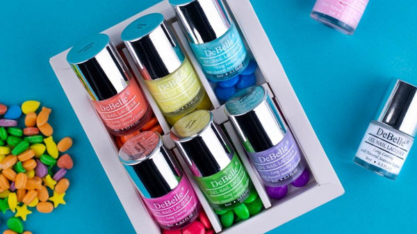 5 Skittle Nail Arts For Summers - DeBelle Cosmetix Online Store