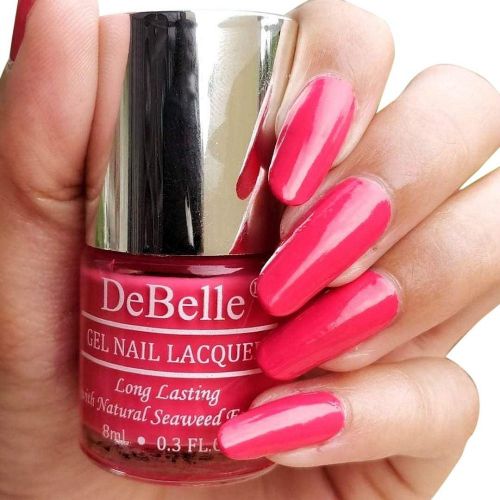 DeBelle Gel Nail Lacquer Fuschia Rose - (Fuschia Pink Nail Polish), 8ml