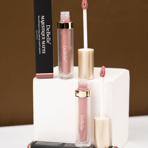 DeBelle Majestique Matte Liquid Lipstick Luscious Louise(Suede Pink),3.5 ml