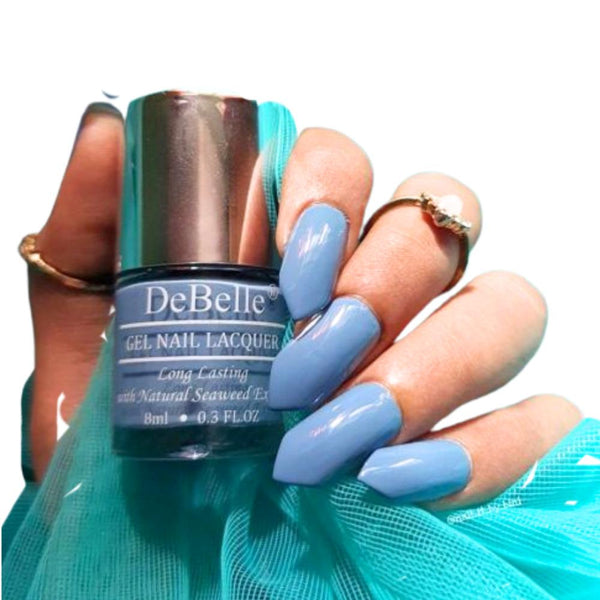 DeBelle Gel Nail Lacquer Persian Blue (Prussian Blue), 8ml