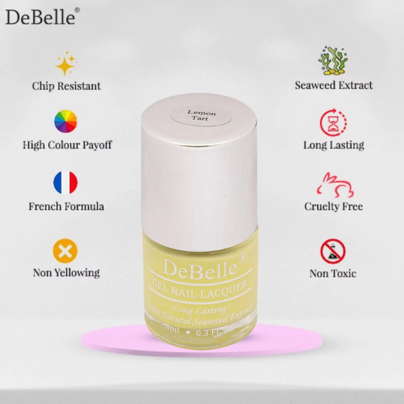 Quality nail paints in a wide range of shades at DeBelle Cosmetix online store