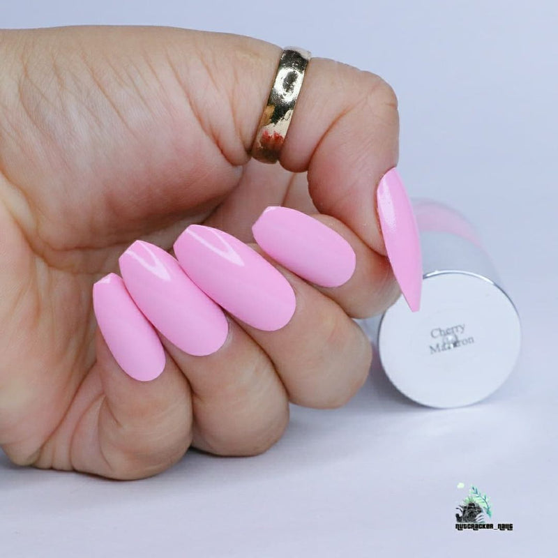 DeBelle Gel Nail Lacquer Cherry Macaron (Powder Pink Nail Polish), 8ml - DeBelle Cosmetix Online Store