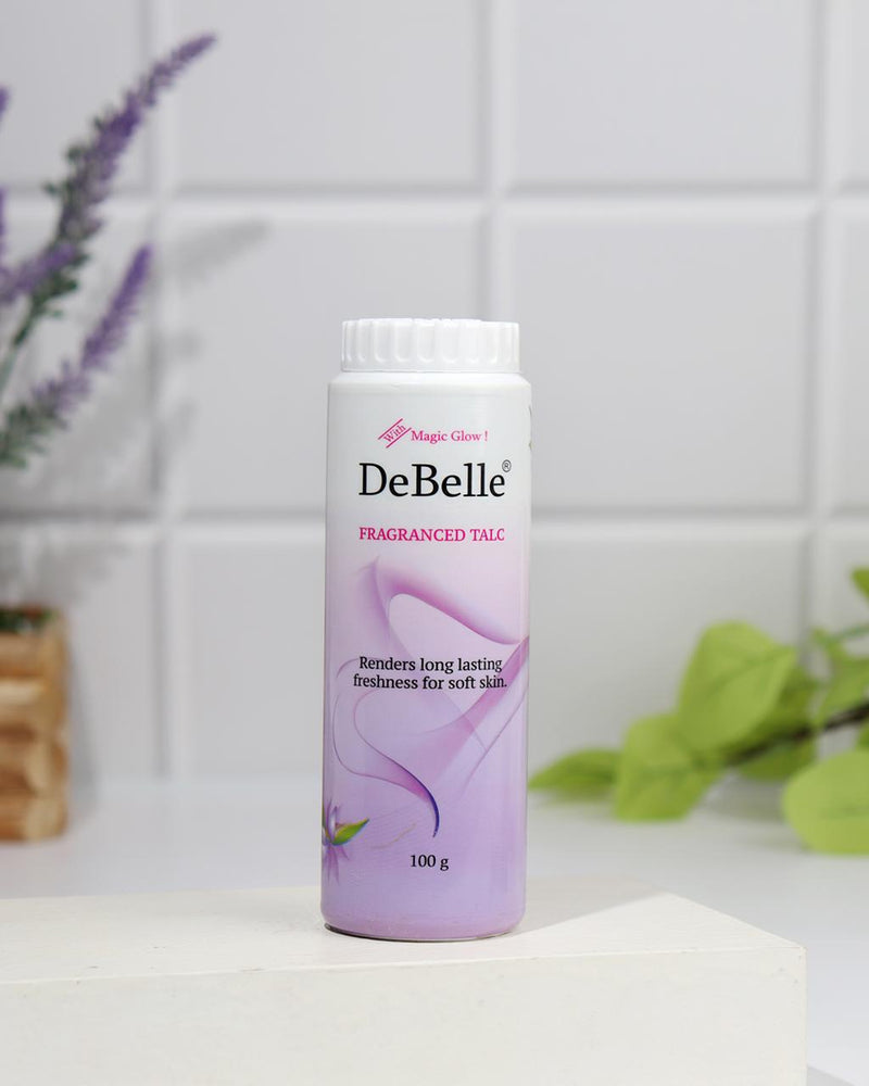 DeBelle Fragranced Talc combo pack of 3 - 100g each - DeBelle Cosmetix Online Store
