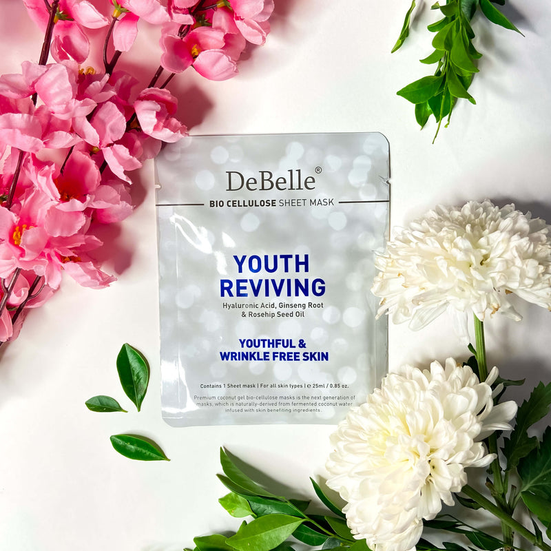 DeBelle Bio Cellulose All Sheet Masks Combo of 5 - DeBelle Cosmetix Online Store