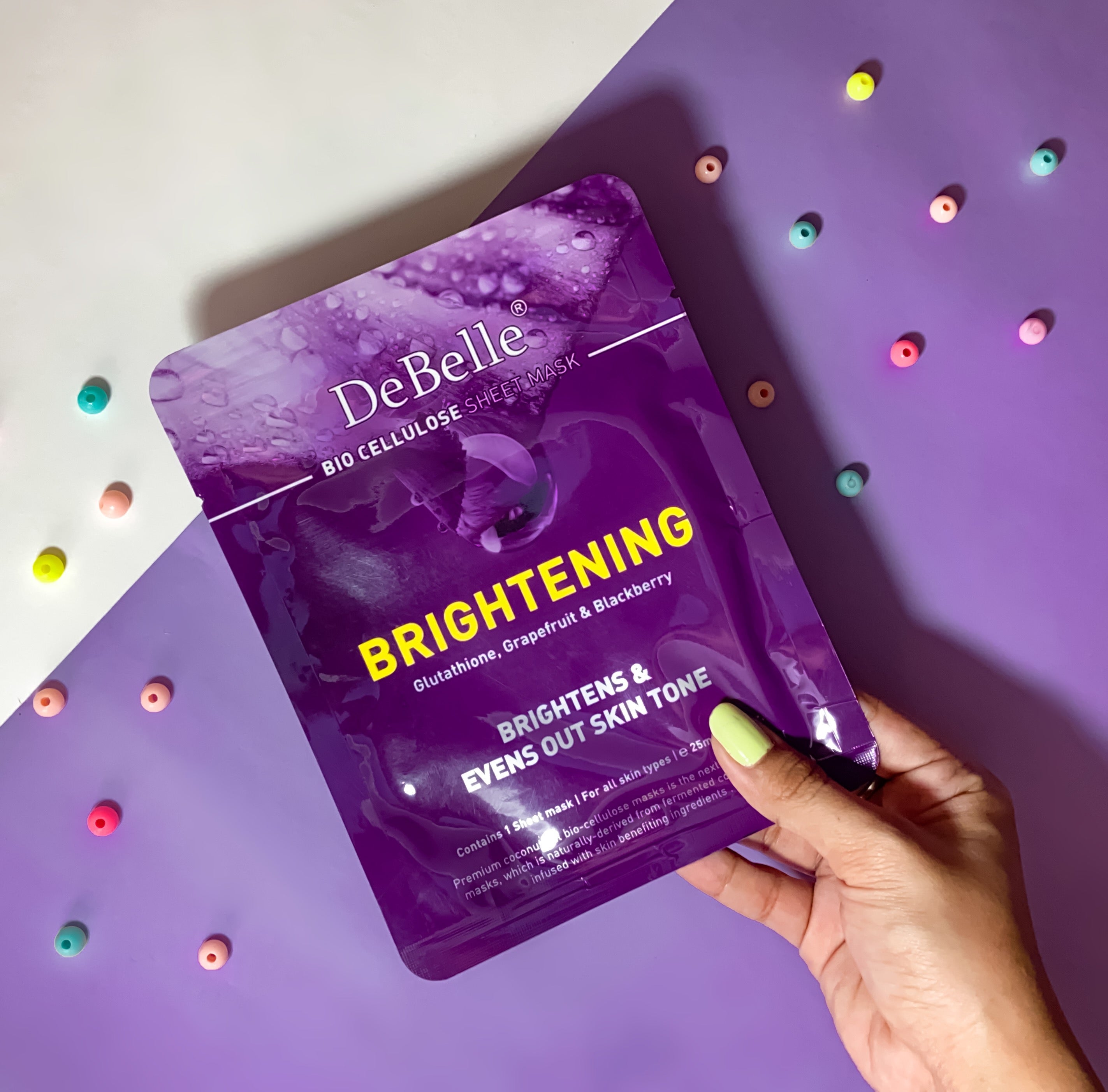 DeBelle Bio Cellulose Face Sheet Mask Brightening DeBelle Cosmetix