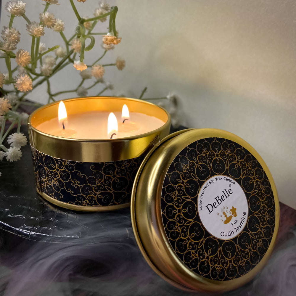 Oudh, Rose & Frankincense Soy Candle