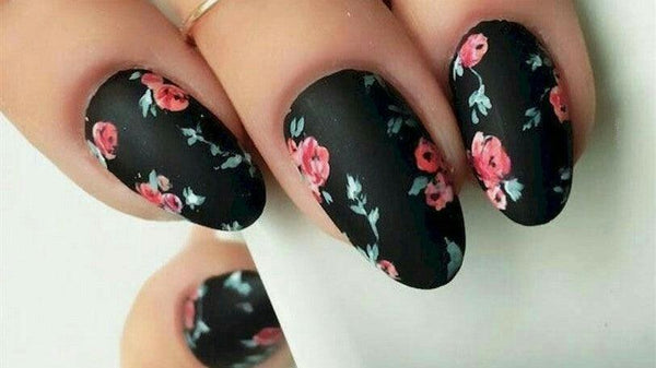 Floral Nail Art Designs For Beginners, Trendy Flower Nail Art Ideas, Easy Floral Nail Art 