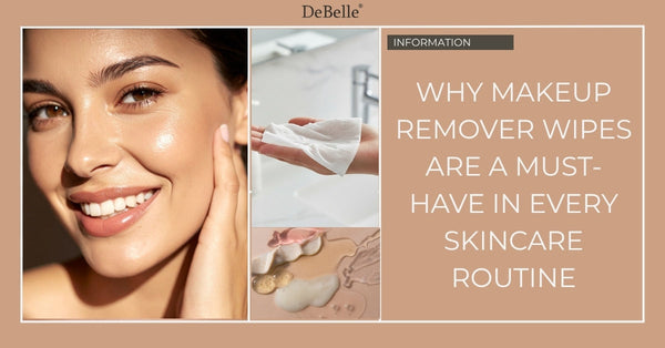 Woman using makeup remover wipes to cleanse her face at night — gentle skincare routine for glowing, healthy skin