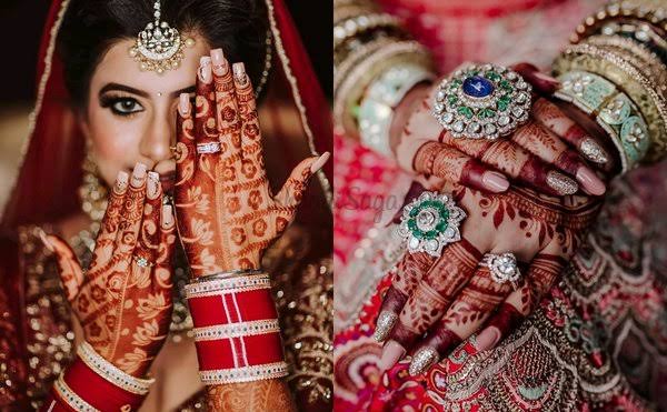 50+ Indian Bridal Nail Art Designs Inspirations To Check Out! - DeBelle Cosmetix Online Store