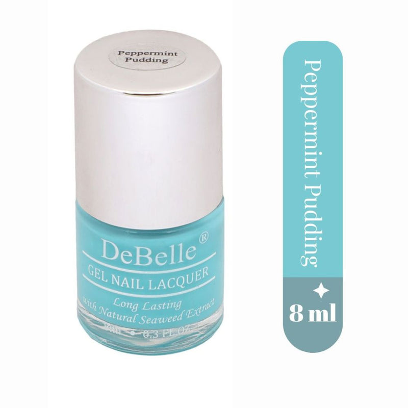 DeBelle Gel Nail Lacquer Peppermint Pudding (Mint Green), 8ml