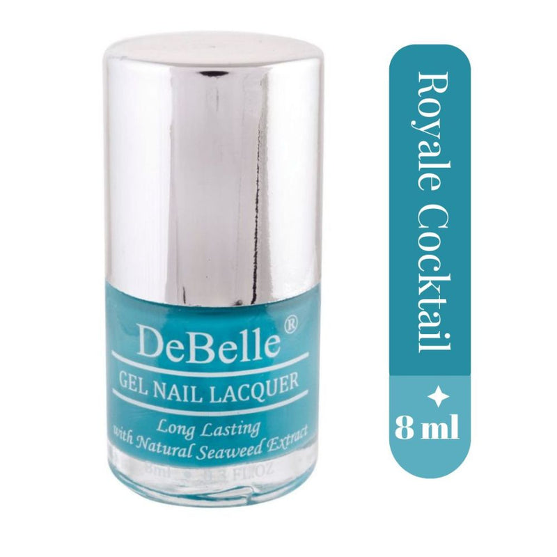 DeBelle Gel Nail Lacquers Combo of 2  Mystique Green & Royale' Cocktail