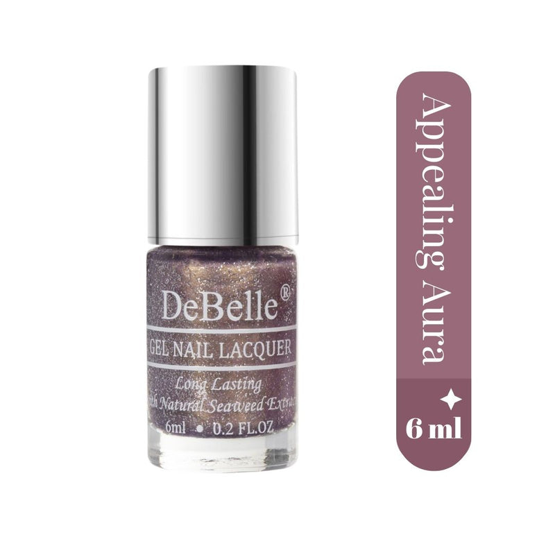 DeBelle Gel Nail Lacquers Combo of 2 - Appealing Aura & Magnetic Madelyn (6 ml each)