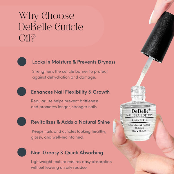 DeBelle Cuticle Oil (Nourishes & Repairs Cuticles)-15 ml