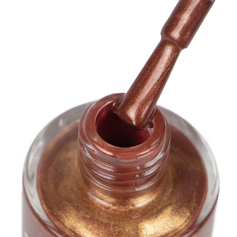 DeBelle Gel Nail Lacquer Bronze Onyx (Cinnamon Bronze Nail Polish), 8ml