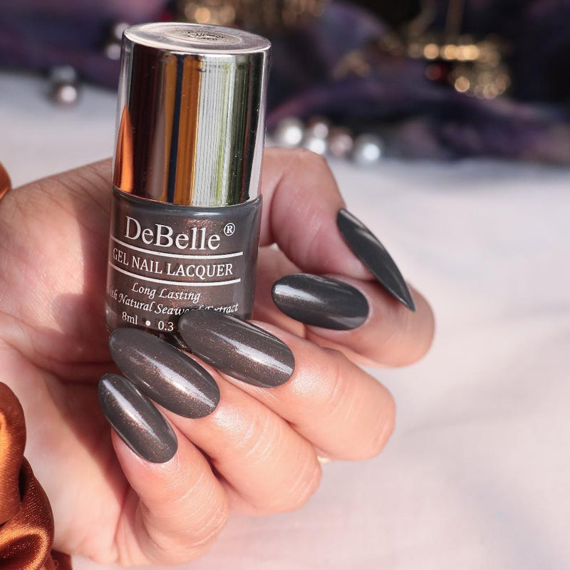 DeBelle Gel Nail Lacquer Copper Glaze & Matte Top Coat Combo
