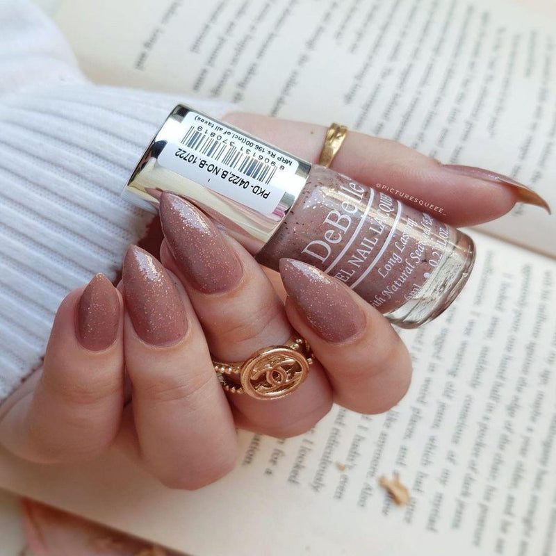 DeBelle Gel Nail Lacquers Combo of 2 - Inspiring Ira & Angelic Saira (6 ml each)