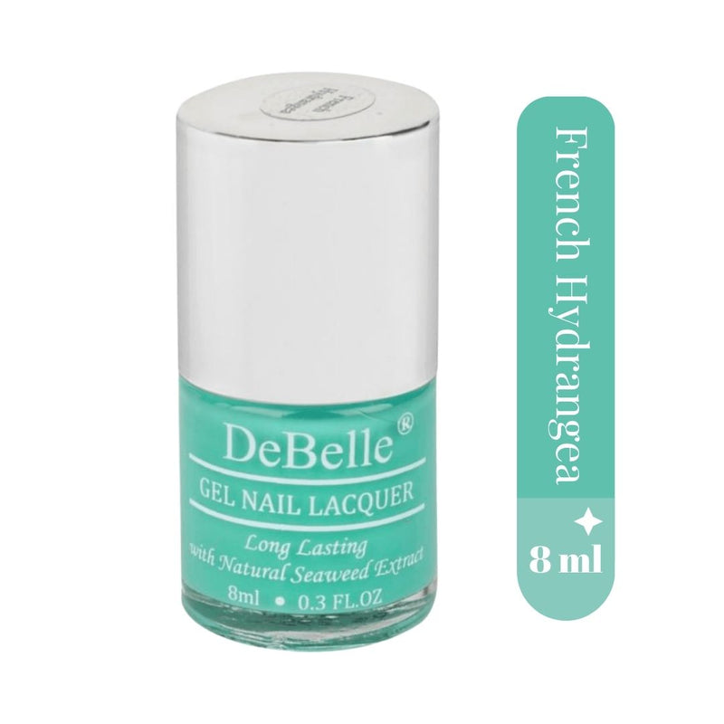 DeBelle Gel Nail Lacquer French Hydrangea - (Turquoise Green Nail Polish), 8ml