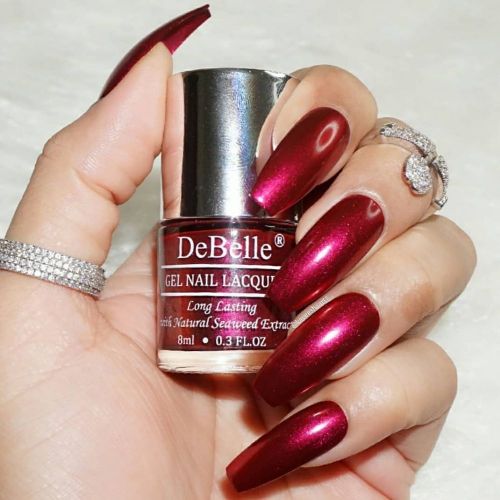 DeBelle Gel Nail Lacquers Combo of 2(Majestique Mauve, Antares)