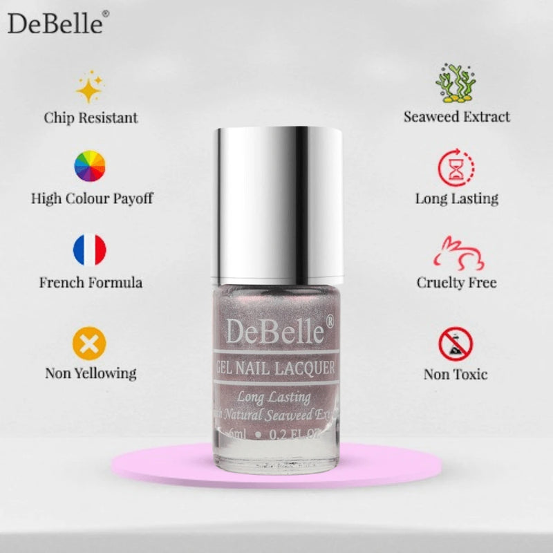 Shop from the comfort of your home for excusive colors in a wide range with the best quality at DeBelle Cosmetix online store.