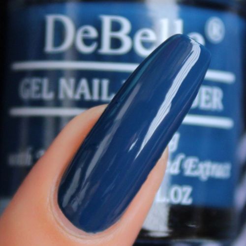DeBelle Gel Nail Lacquers Combo of 2 (Bleu Allure & Marshmallow Crush)