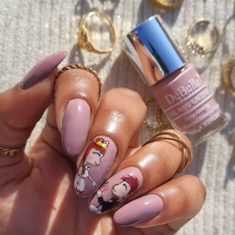 DeBelle Gel Nail Polish  combo pack of 4 – Glamorous Jessica, Magical Misha, Natalie Rhapsody, Blissful Elizabeth