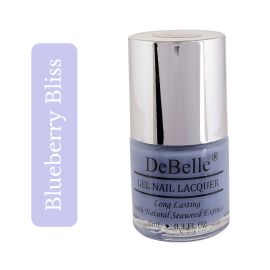 Cute nails with DeBelle gel nail color Blueberry Bliss.Shop online at DeBelle Cosmetix online store.