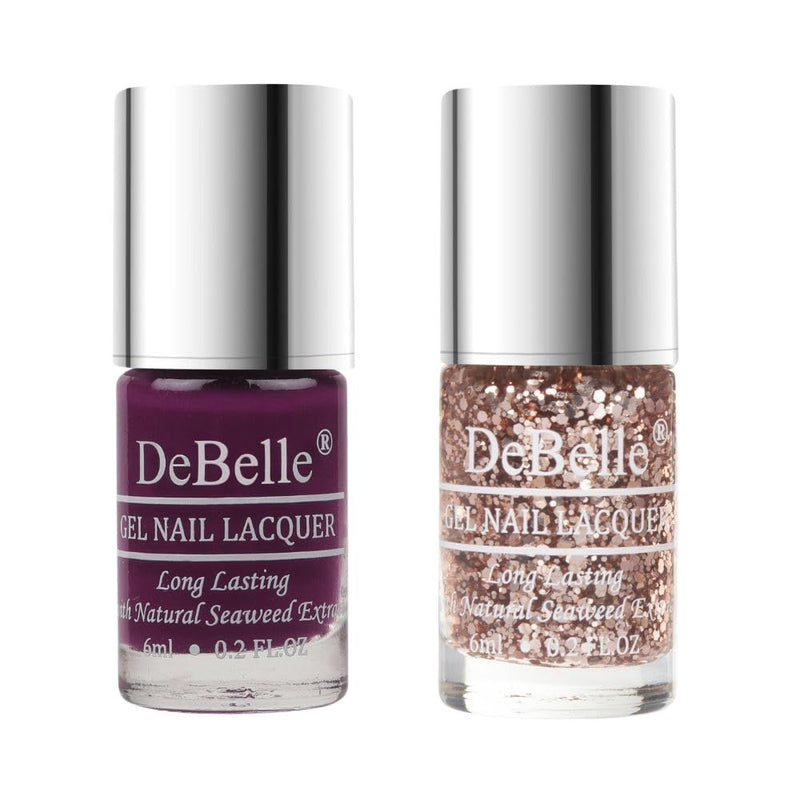 DeBelle Gel Nail Polish Combo Pack of 2 – Carolyn Charisma & Elite Tiffany