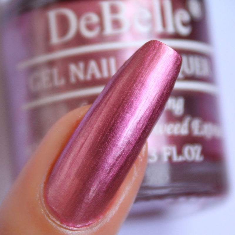 DeBelle Gel Nail Lacquers French Cheer Gift Set (Chrome Nail Polish Shades)