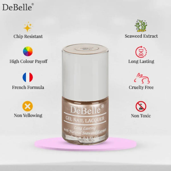 The best quality nail paints in a wide range to choose from . Shop frm the comfort of your home at DeBelle Cosmetix online store.