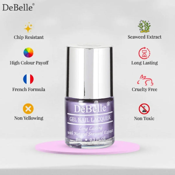 The best quality nail shade in awide and exclusive range available at DeBelle Cosmetix online  store.