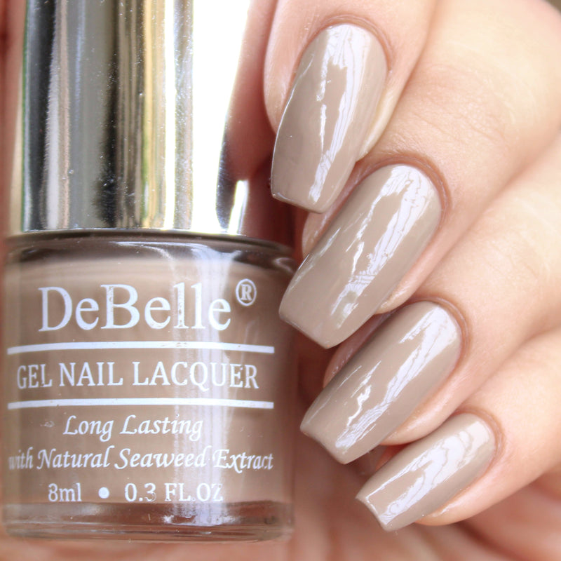 DeBelle Gel Nail Lacquers Combo of 2 -Coco Bean & Natural Blush