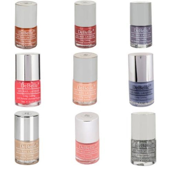 DeBelle Gel Nail Lacquers Combo Workplace Bliss Combo of 9