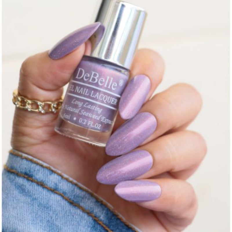 DeBelle Gel Nail Lacquers Combo of 2 - Elite Tiffany & Dainty Diana (6 ml each)