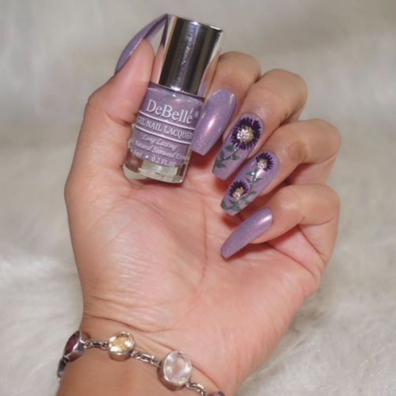 DeBelle Gel Nail Lacquers Combo of 2 - Elite Tiffany & Dainty Diana (6 ml each) - DeBelle Cosmetix Online Store