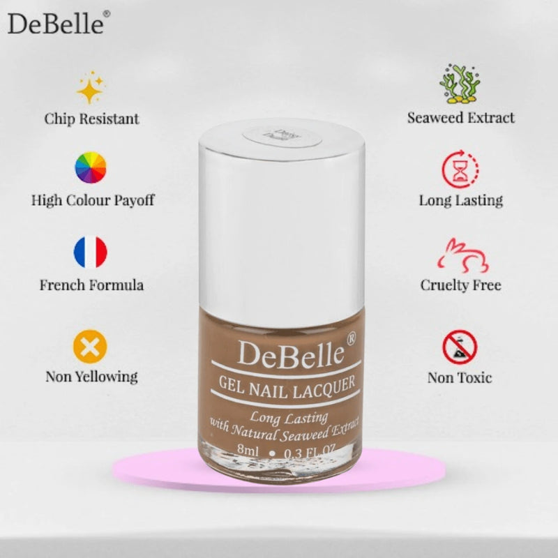 For the best quality nail shades at affordable price with COD facility shop at DeBelle Cosmetix online store
