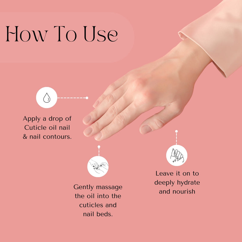 helps in preventing brittleness of nails, provide intense hydration.