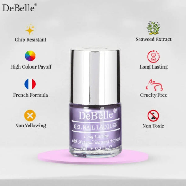 Nail polish that has a high color payoff, Nail polish that is enriched with hydrating and  nourishing seaweed extract. 