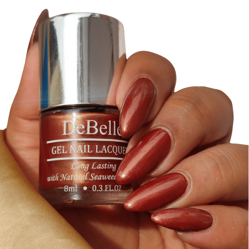 Nail polish for elderly women, nail polish to match with peach dresses, Nail polish for no make up look. 