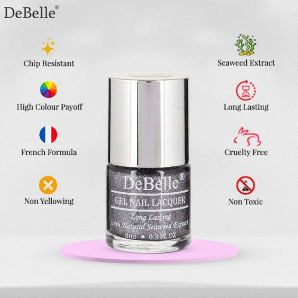 nail polish that is enriched with hydrating, nourishing seaweed extract, pigmented finish nail polish that lasts upto 7 days. 