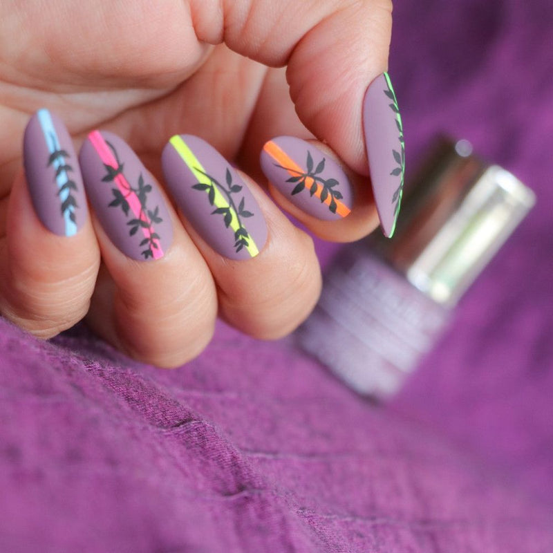 Nail polish that matches silver rings , Nail polish that matches smart watches , Nail polish that make fingers look longer 
