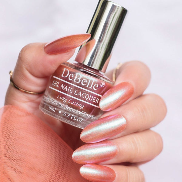 Nail polish that is enriched with hydrating and nourishing seaweed extract,Nail polish with self leveling formula ,Salon like gel nail polish 
