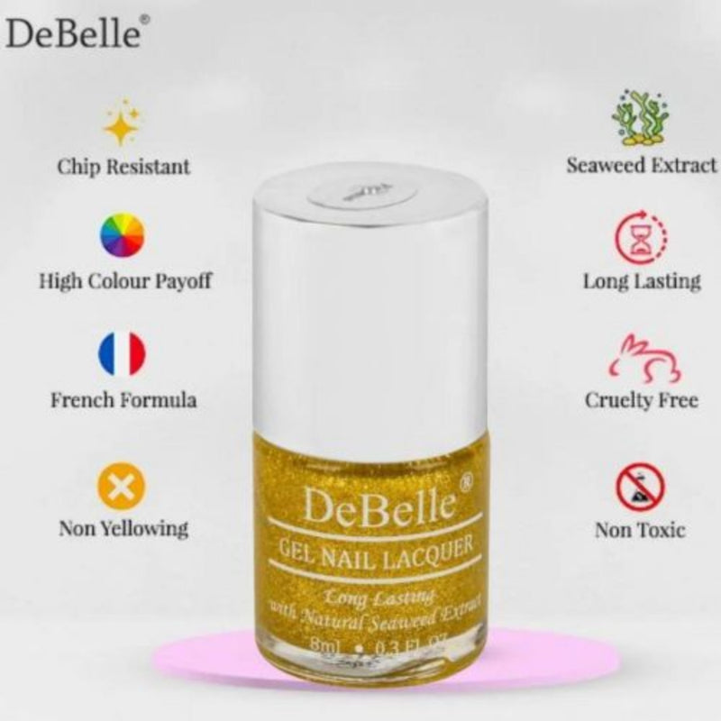  nailpolish that provides a glossy, mirror-like shine similar to salon gel manicures.