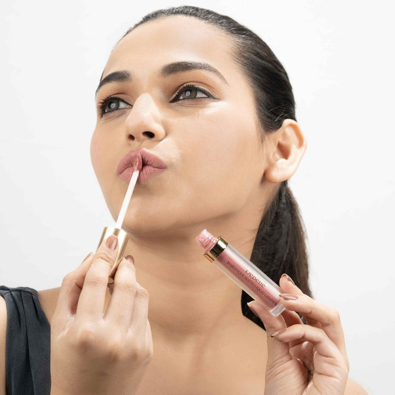 Creamy velvet lipstick  ,Matte finish Cushion  effect