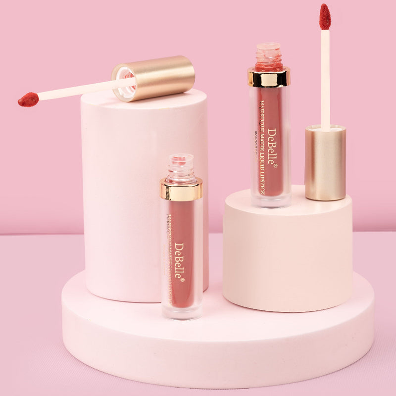 Liquid matte lipstick paraben free, vegan free, long lasting lipstick , non transfer lipstick .