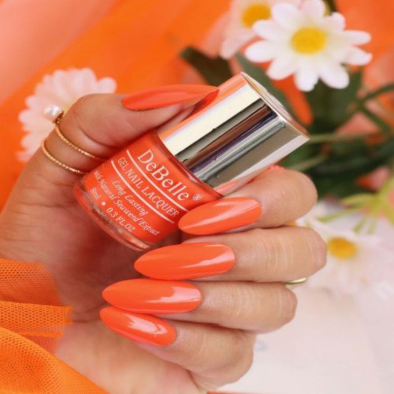 orange colour nail polish ,Nail polish that matches silver rings ,Ultimate nail polish for weddings