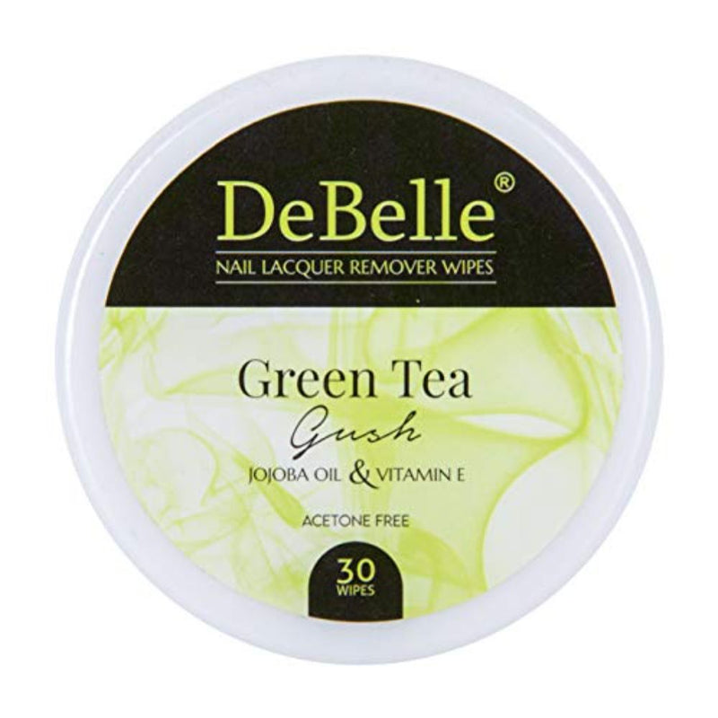 Helps clean nails quickly and thoroughly,  remover wipes with   Calm, soothing green tea scent that feels like a spa moment.