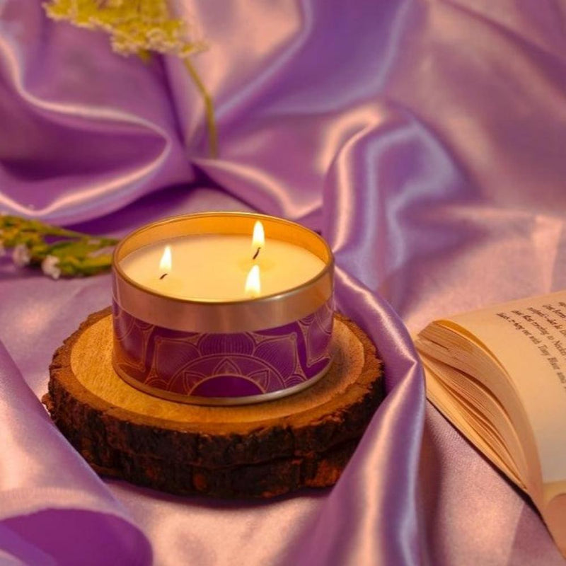 candle with  12-14 hours of burn time, candle housed in stylish , candle with high quality soy wax 