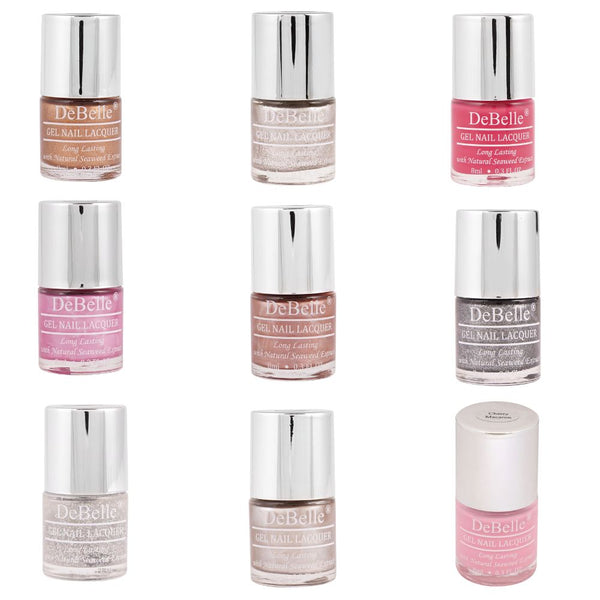 DeBelle Gel Nail Lacquers De Fête - Combo Of 9