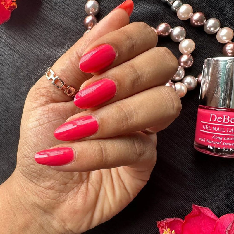 nail polish that can be co-ordinated with ear rings, nail polish that works in one coat, best nail polish for indian skin tone. 