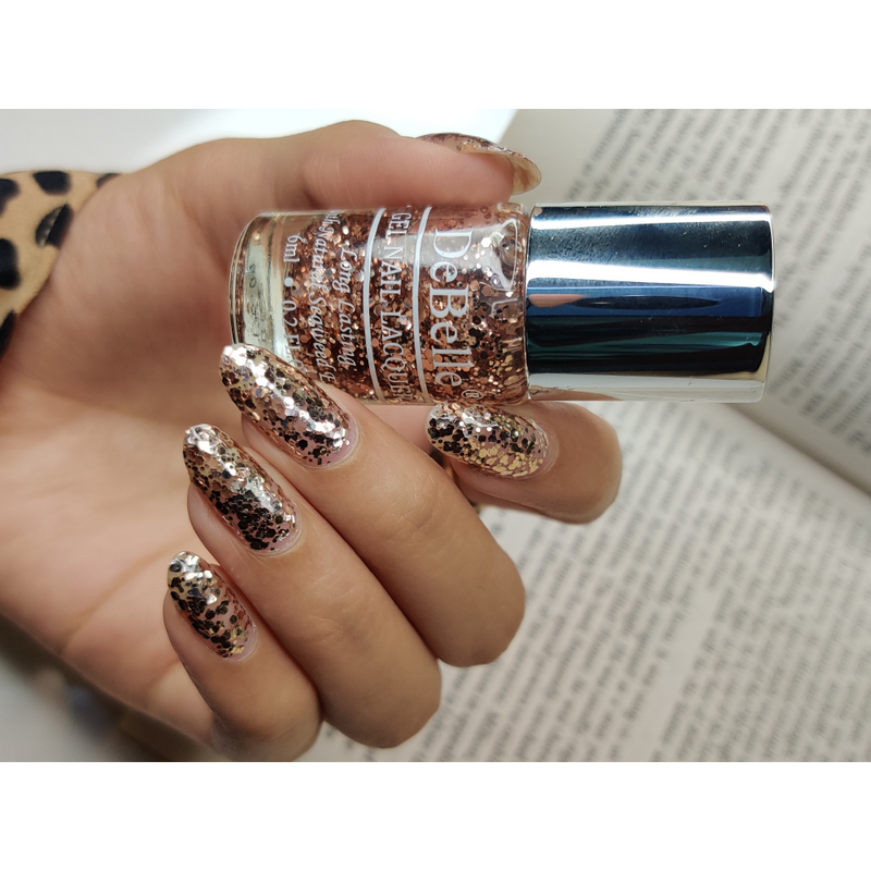 DeBelle Gel Nail Lacquers Combo of 2 - Elite Tiffany & Dainty Diana (6 ml each) - DeBelle Cosmetix Online Store